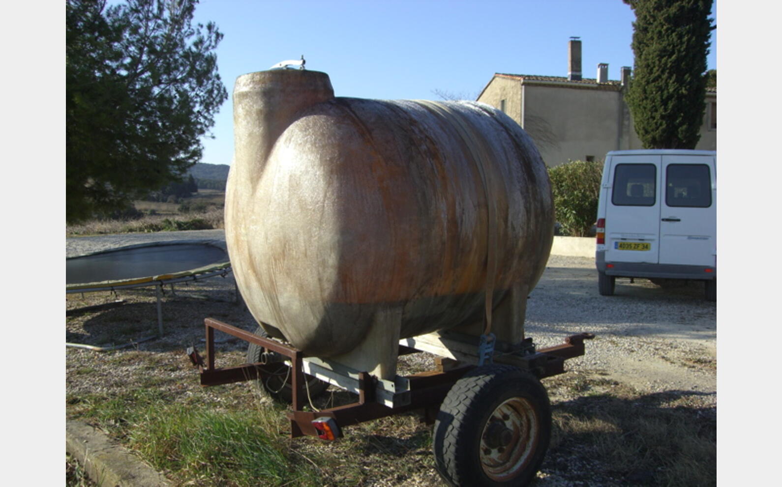 Tonne à eau 25 HLS (2500 litres)