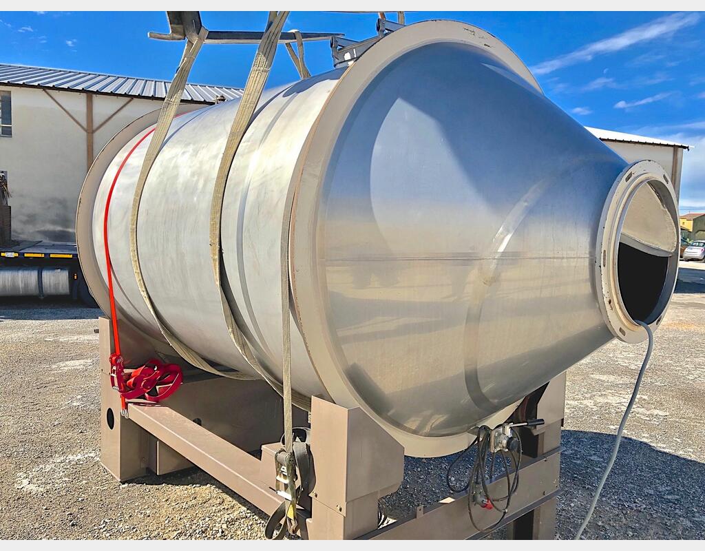 Cuve inox vinification 65 hls En inox 304 , de 6500 litres