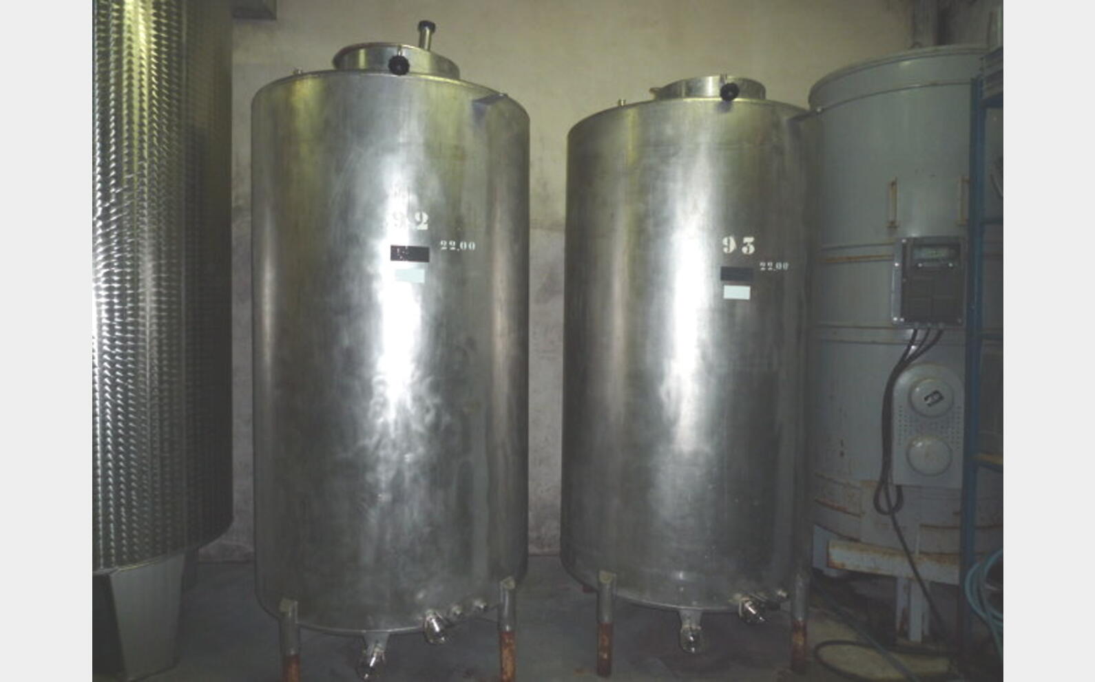 Cuve stockage INOX