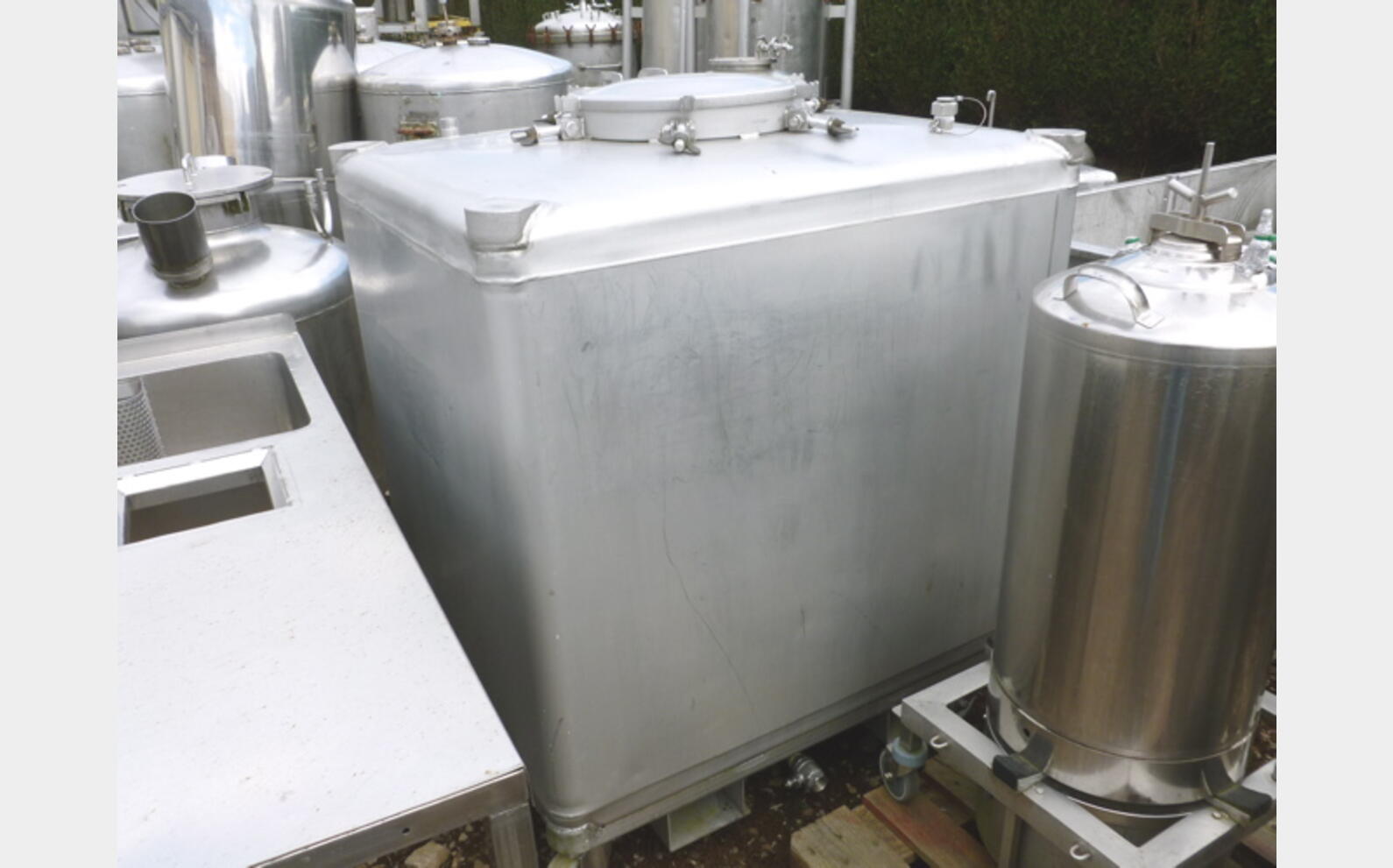 conteneur stockage INOX