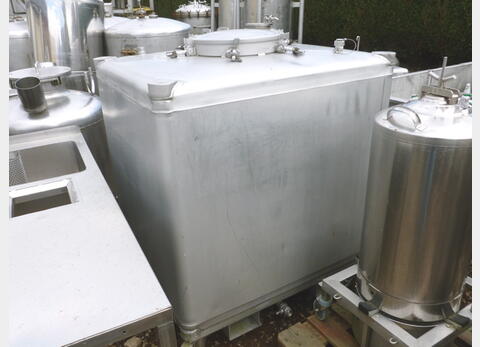 Conteneur de stockage en INOX (TH6) - Volume : 1000 litres