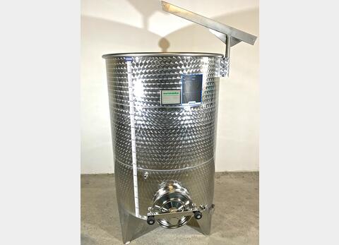 Cuve inox 304 fond bomb&eacute; chap flottant MATERIEL NEUF