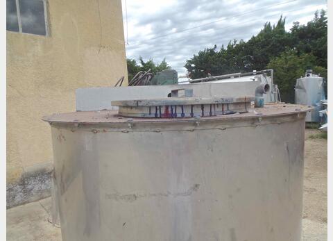 Cuve m&eacute;lange inox
