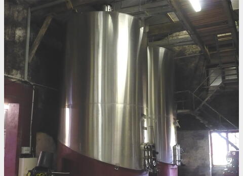 Cuve de stockage/vinification en INOX - Volume : 324,5 hectos (32450 litres)