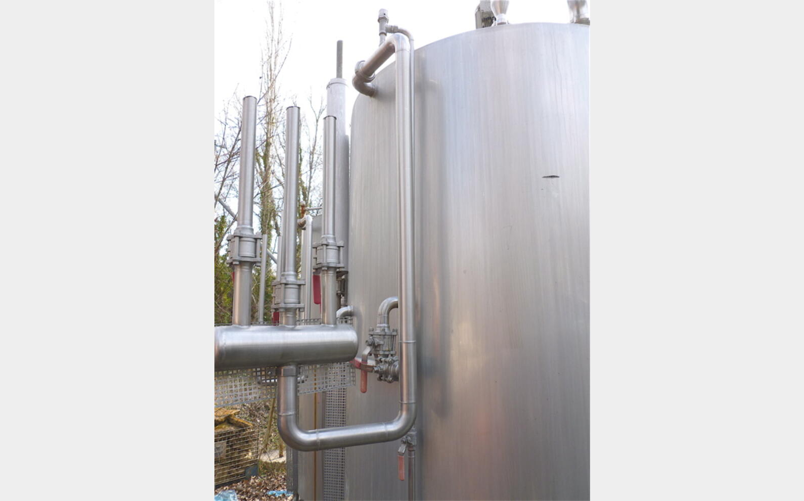 Cuve INOX ferment 3000 L double paroi Volume : 3000 litres