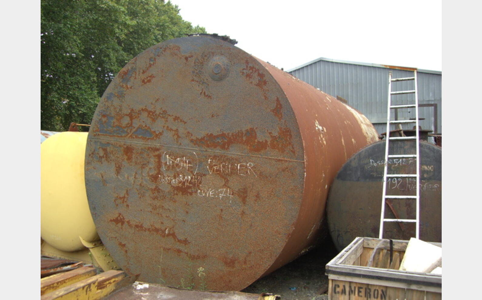 Cuve de stockage acier de 30m3