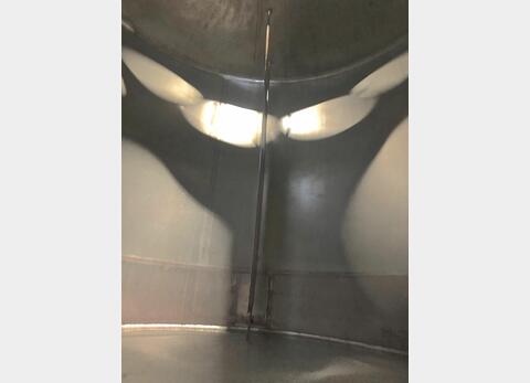 Vertical cylindrical stainless steel tank - 150 HL (15 000 Liters)