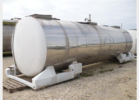 Conteneur stockage INOX 316L Volume : 31.000 litres