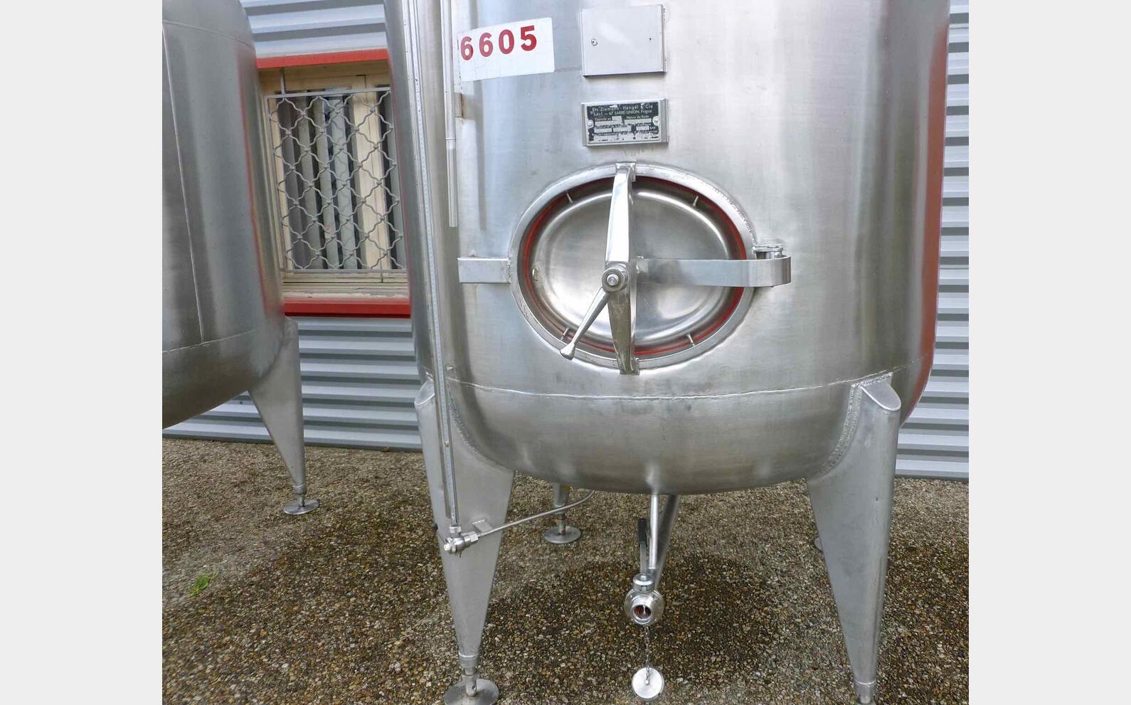 Cuve de m&eacute;lange inox 316 L Marque : Ziemann