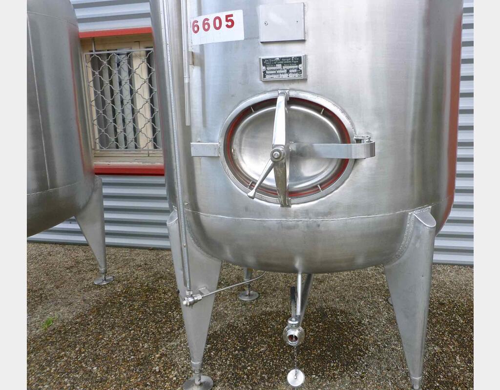 Cuve de mélange 25 hl - INOX 316L
