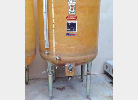 Cuve polyester chapeau flottant - Volume : 20 hls (2000 litres)