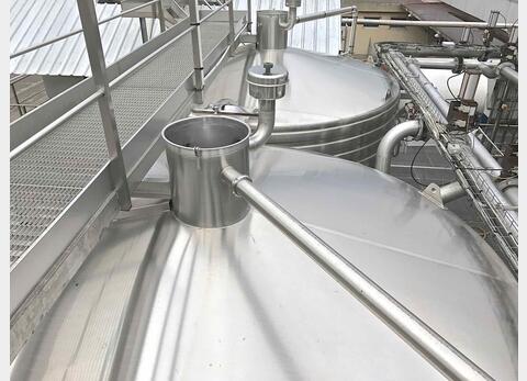 Cuve inox compartiment&eacute;e Capacit&eacute; totale 464 hls