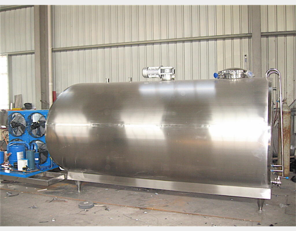 Tank à lait 5.000 litres Inox 304 - Isolé , agité avec groupe de froid