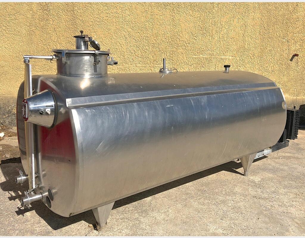 Tank à lait INOX - Volume : 2500 litres