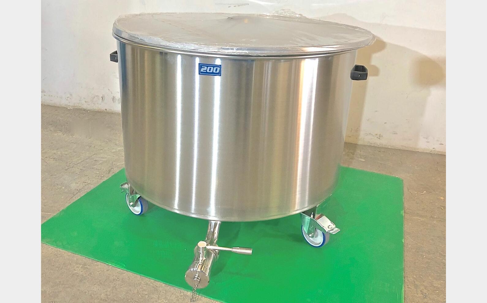 Cuve inox 304 - Sur roues 2.06 HL (206 Litres) ARSILAC