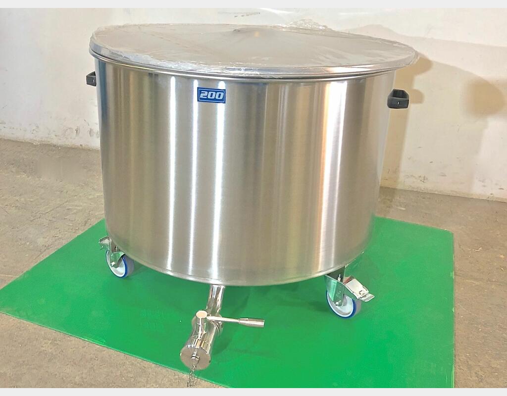 Cuve inox 304 - Sur roues 2.06 HL (206 Litres) ARSILAC