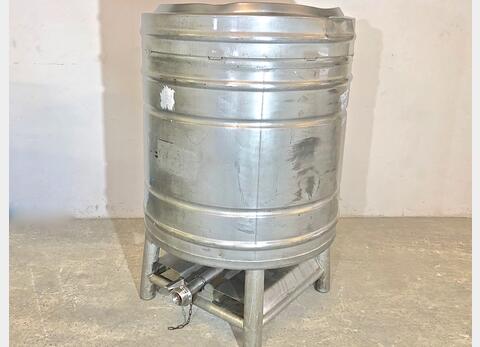 Cylindrical 304 stainless steel container