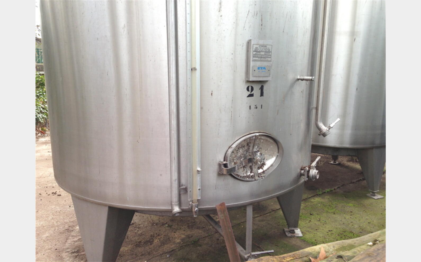 Cuve inox 316 de 150 Hls
