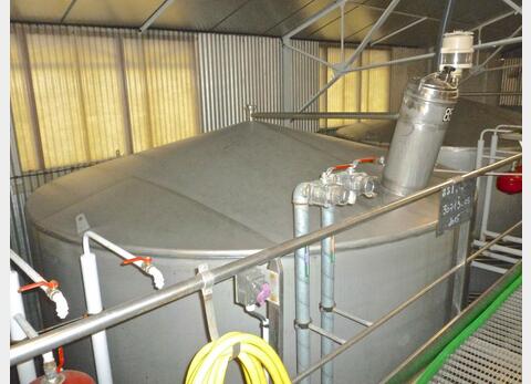 Cuve de stockage inox refroidie - Volume : 524 hectos (52400 litres)