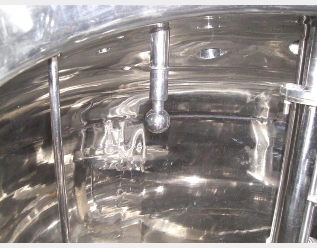 Cuve de mélange 1.000 litres - INOX 316 L