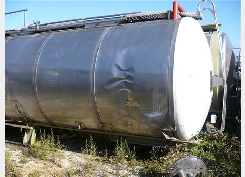 Cuve stockage INOX 316Ti Volume : 32.000 litres