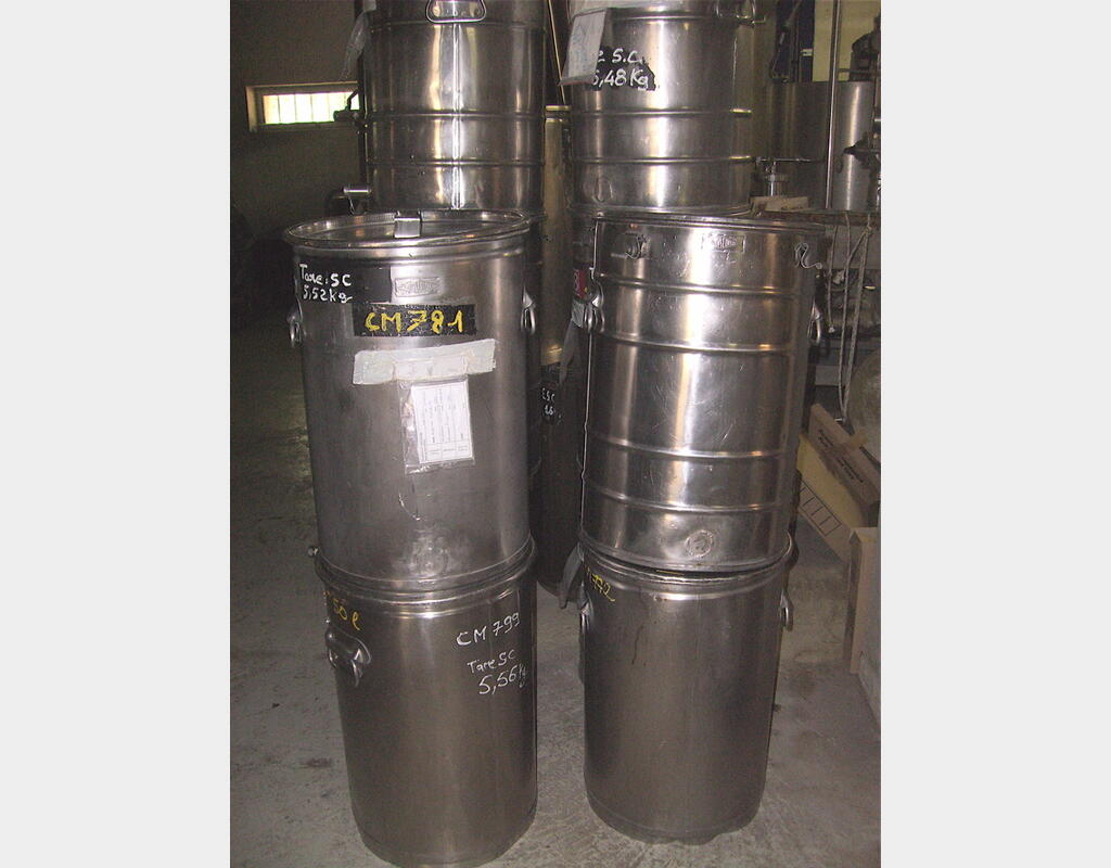 Cuves inox fond plat de marque Décalinox - Volume 40 litres
