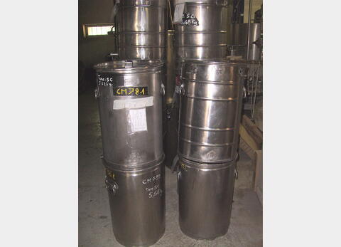 Cuves inox fond plat de marque Décalinox - Volume 40 litres
