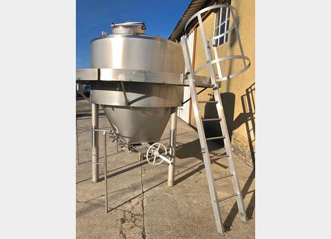 Silo INOX pour vrac Marque : SERIACO Ann&eacute;e : 1995