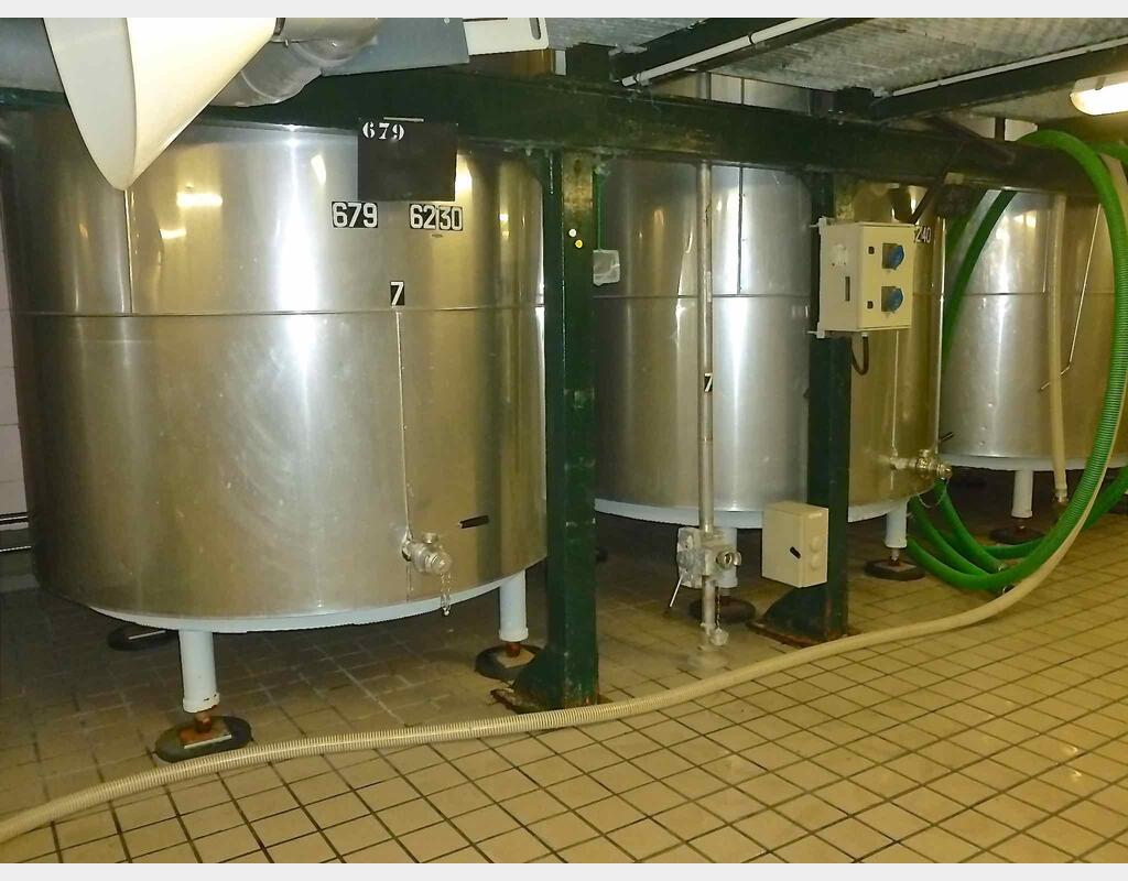 Cuve inox de mélange isolée - Avec circulation forcée