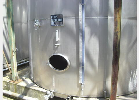 Cuve INOX 316 cylindrique verticale