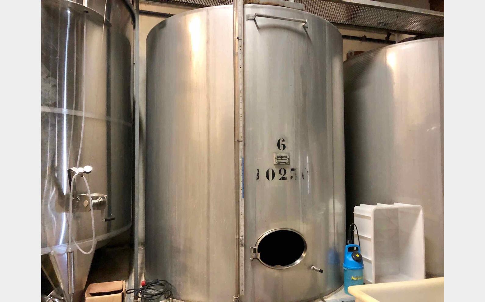 Cuve inox fond plat ARSILAC