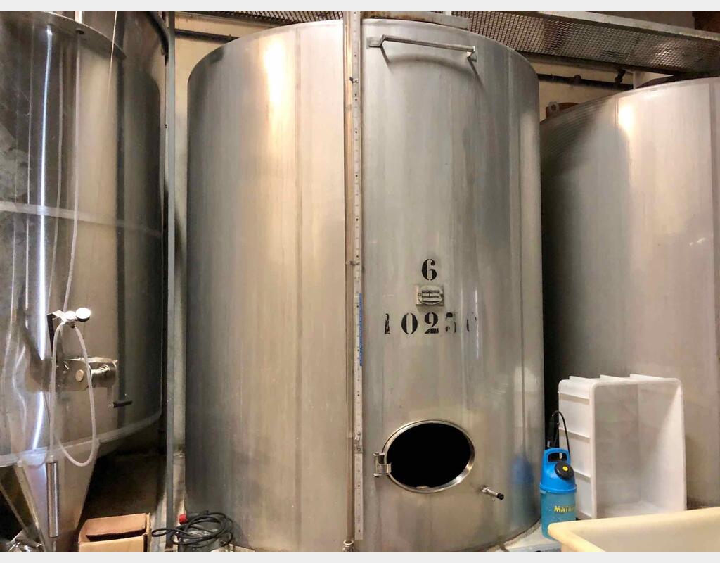 Cuve inox fond plat ARSILAC