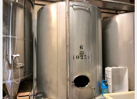Cuve inox fond plat ARSILAC