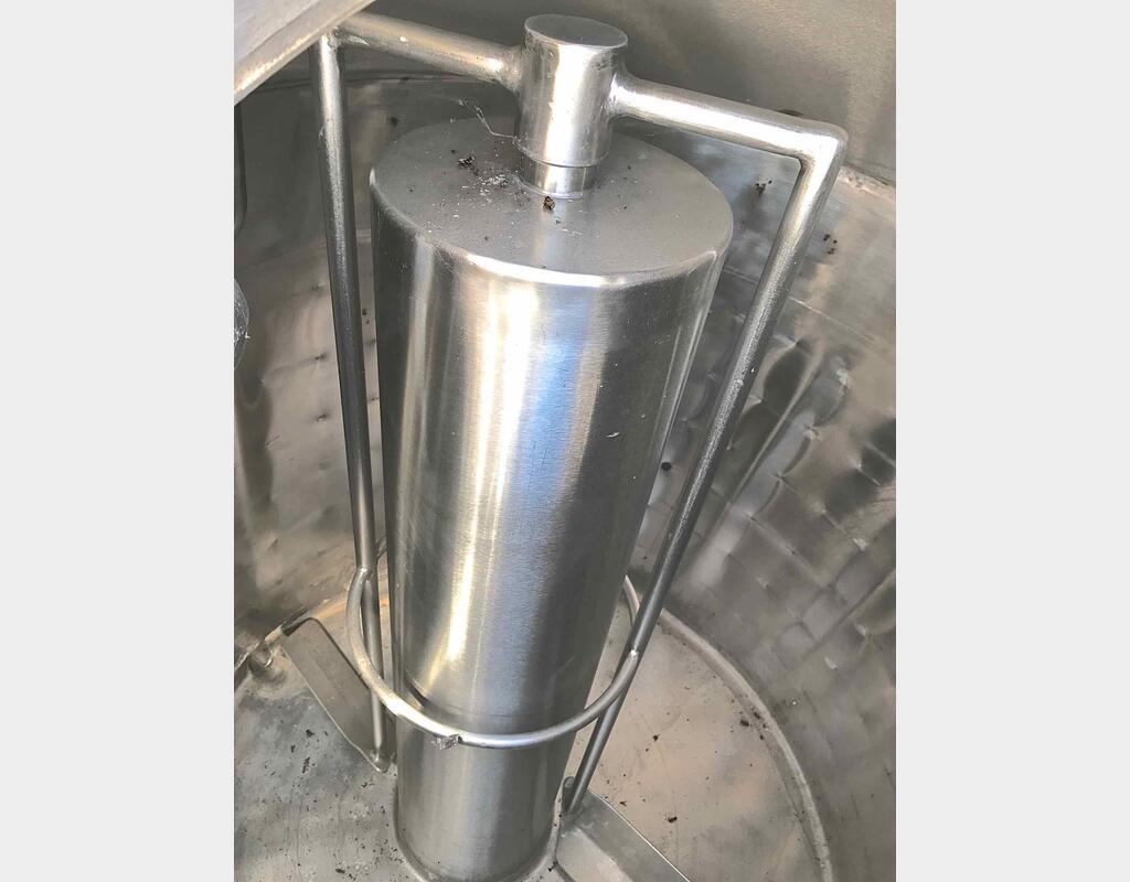 Cuve de mélange inox - Volume : 1500 litres