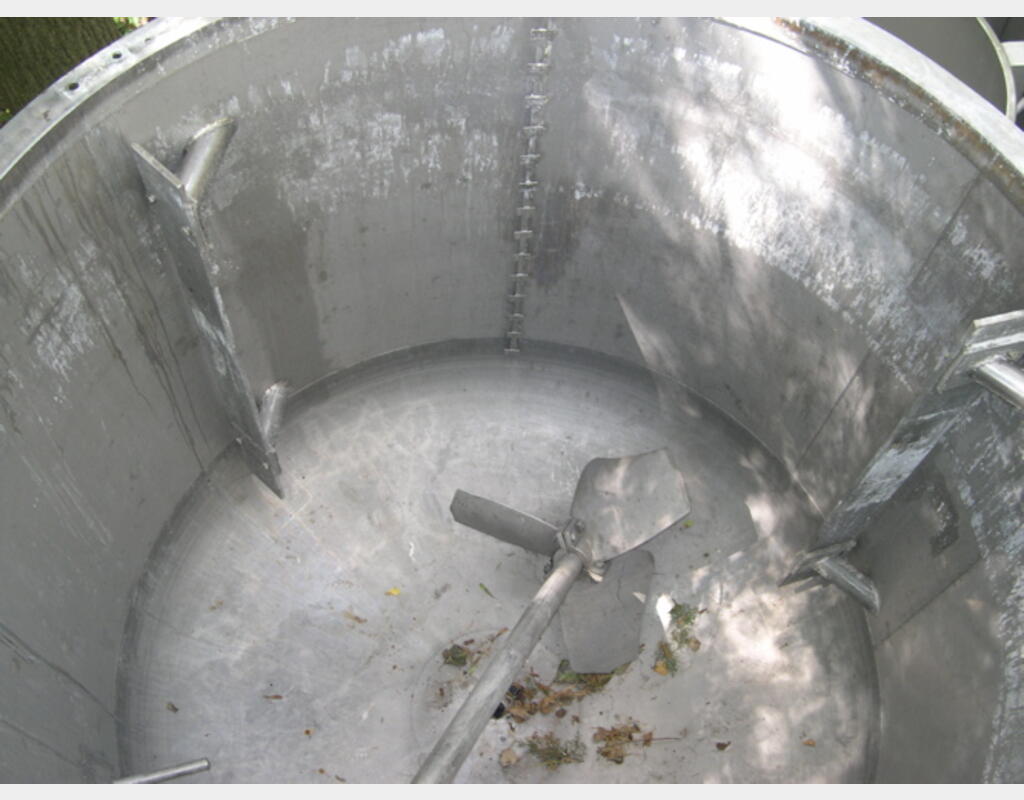cuve m&eacute;lange INOX Volume : 1600 litres