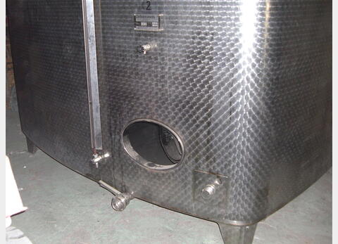 cuve stockage INOX 304 Agroalimentaire (vin rouge). Marque : DEFRANCESHI. Ann&eacute;e : 1985.