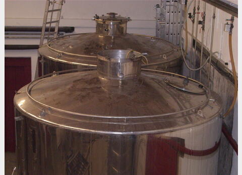 Cuve inox 304 de vinification 196.50hls - Marque : ETA, année 1986