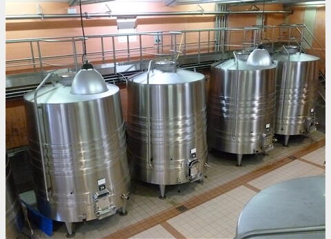 Cuve vinification INOX 304 tronconique - Volume : 131 hecto (13100 litres)