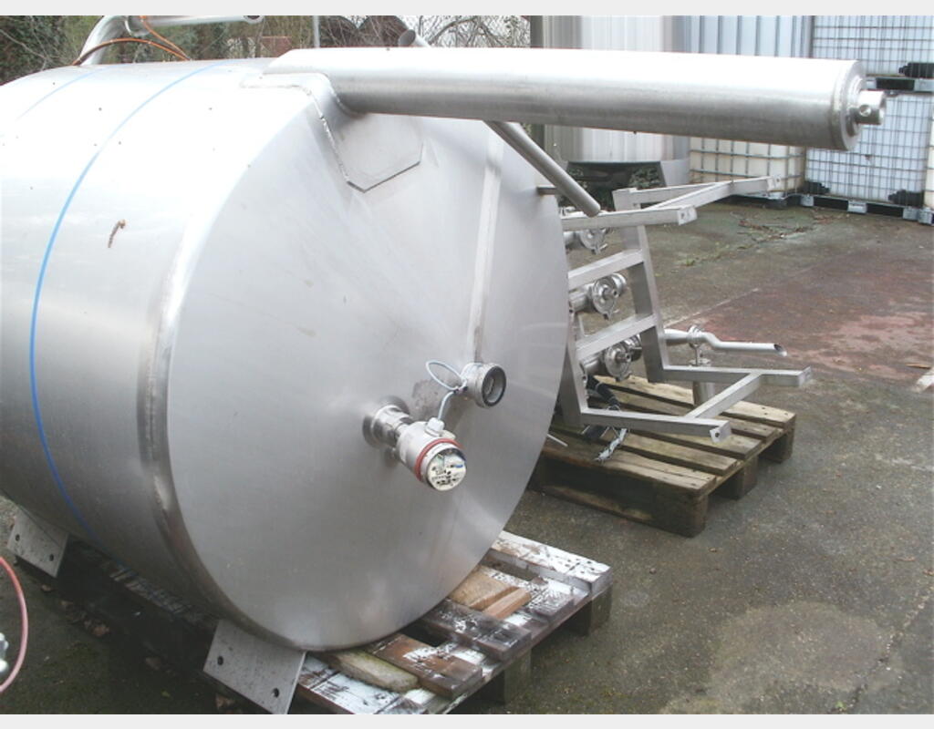 Cuve de stockage en INOX 304 - Volume : 1000 litres